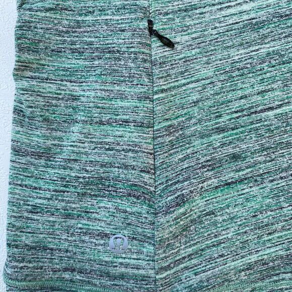 Lululemon Swiftly Tech Long Sleeve Green Heather Size 6 Thumbholes Running Top - Picture 5 of 5